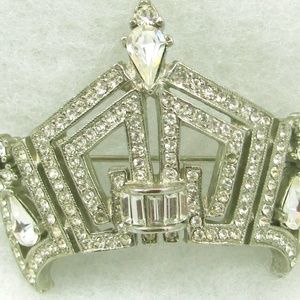 Miss America Organization Pageant Crown Brooch Pin